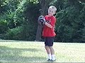Matthew pitching practice Matthew pitching practice