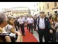 gina lollobrigida a pietrasanta il giorno dell'inaugurazione della sua mostra