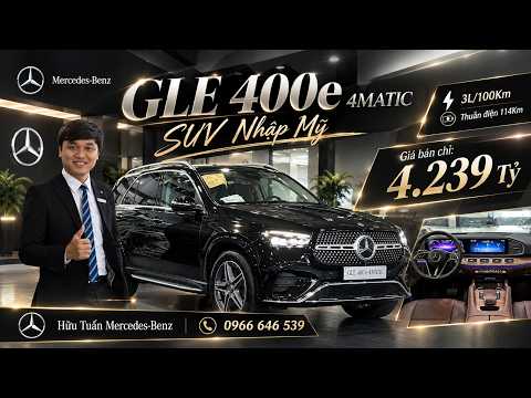 MERCEDES-BENZ GLE 450 4MATIC 2026 | ĐẲNG CẤP SUV HẠNG SANG, GIÁ SỐC CHỈ 4.239 TỶ