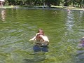 Justin Swimming