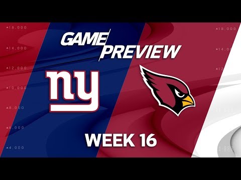 Video: New York Giants vs. Arizona Cardinals | NFL Week 16 Game Preview | NFL