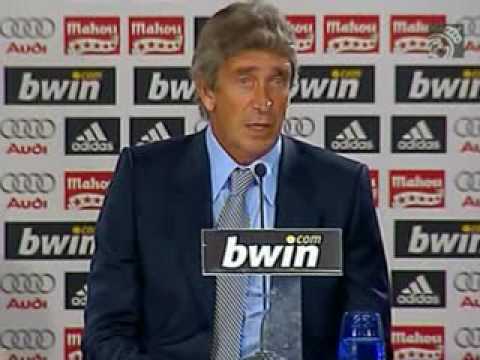 Presentaci&oacute;n de Pellegrini como entrenador de Real Madrid