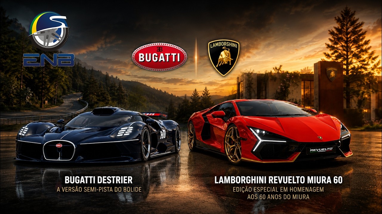 Nota #73 - Bugatti Destrier e Lamborghini Revuelto Miura 60º Homage