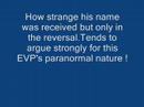 EVP - Makes more sense when played in Reverse EVP - Makes more sense when played in Reverse