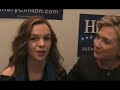 America Ferrera, Amber Tamblyn, Hillary Clinton FULL