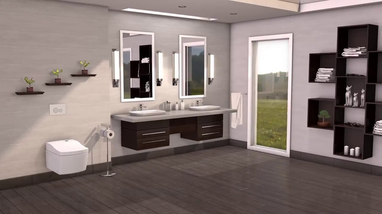 TOTO Neorest AC - EW Wall-hung Toilet & Washlet Top Installation