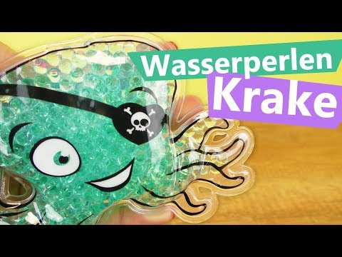 Wasserperlen Krake 🐙 Antistresstier oder Kalt/Warm Kompresse!? Super niedlich