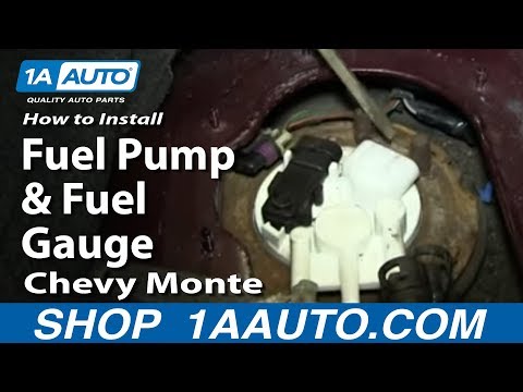 How To Install Replace Fuel Pump and Fuel Gauge Sending Unit 2000-05 Chevy Monte Carlo
