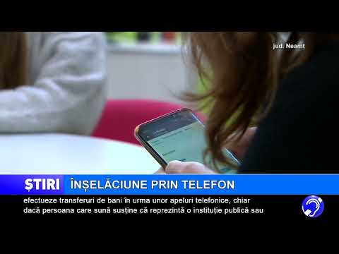 Înșelăciune prin telefon