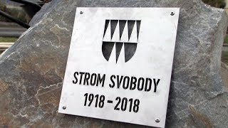 Výsadba stromů u příležitosti výročí republiky