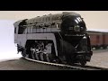N&W Class-J 4-8-4 pulling 8 passenger cars