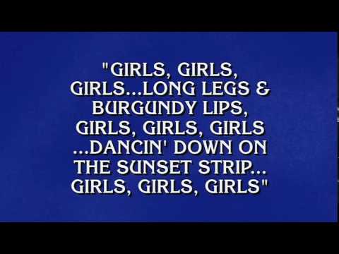 Watch Alex Trebek Read Lyrics to Motley Crue's 'Girls, Girls, Girls'