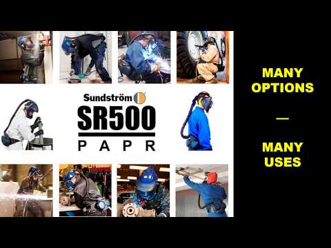 Sundstrom SR500 Powered Air-Purifying Respirator (PAPR) 