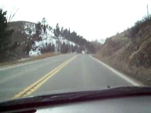 Driving to Golden Gate Canyon State Park 3