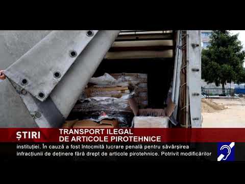 Transport ilegal de articole pirotehnice