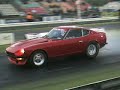 RIPS 240z street RB30 1st 1/4 mile run 10.1 @ 146mph.