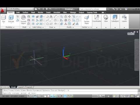 how to draw line in z axis in autocad