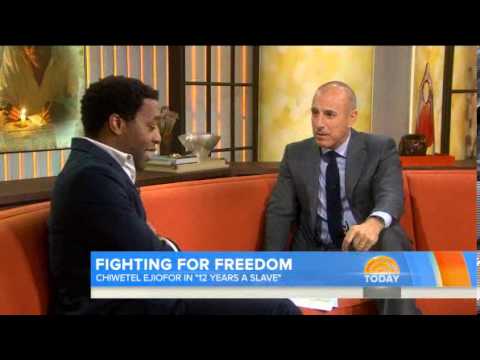 Chiwetel - The actor talks to TODAY's Matt Lauer about his experience playing the role of Solomon Northop, a free man who was kidnapped and sold into slavery in the 19t...