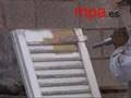 Decapado madera proyeccion a baja presion