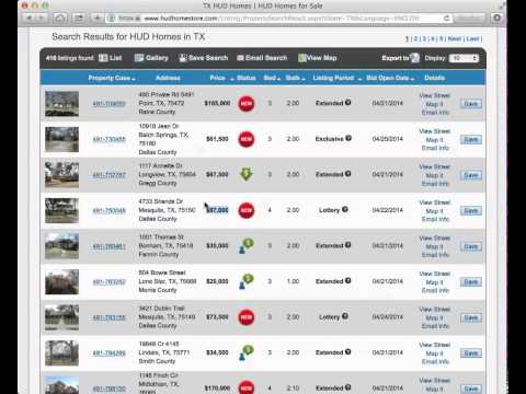 how to locate hud homes