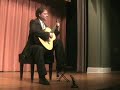 This performance of Etude 11 is taken from a concert that I gave at Max Noah Recital Hall at Georgia College and State University in Milledgeville, Georgia on 4/23/2008.  Etude 11 is truly guitar music.  The contrasting middle section of this work is one of the few instances of guitar music that would be nearly imposable to execute faithfully on the piano.  I had a lot of fun at this performance: the audience was great. Please enjoy!Subscribe to my videos to keep updated on my new posts: starting in May 2008 I'll be uploading a new performance on the 15th of every month.I teach guitar at Berry College in Rome, Georgia: www.berry.edu.Thanks for listening!Luther Enloewww.enloeguitarstudio.com