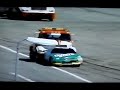 near the halfway point of the 1994 daytona 500, todd bodine's strong run ends abruptly after contact from jeff gordon sends his car head-on into the backstretch wall.  

in this, the first race with roof flaps, bodine's car lifted, but did not flip, yet the smoke from the incident led to jimmy spencer, brett bodine, michael waltrip, and ted musgrave wrecking in turn three.