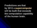 Exponential Times
