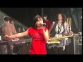 "Busy" at a festival with the band