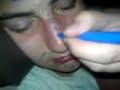 dude gets drawn on passed out dude gets drawn on passed out