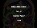 part 02: finishing up galaga's control panel. it now sports new buttons, a new graphic overlay, and all new zinc plated carriage bolts.