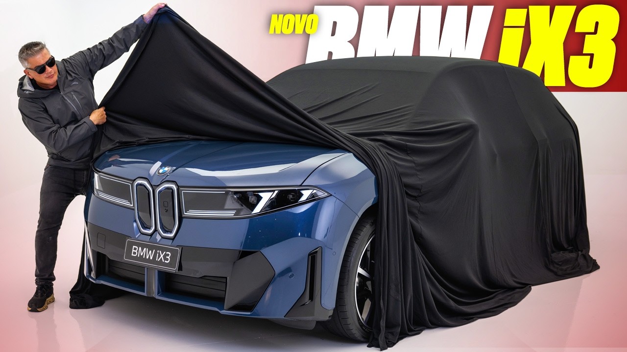Novo BMW iX3 50 XDrive 2027 - ELE RODA 600 km COM UMA CARGA. SERÁ O FIM DOS CARROS A COMBUSTÃO?