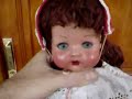 ANTIQUE DOLL, WALKER COMPOSITION, ARGENTINE MADE, 1940`S