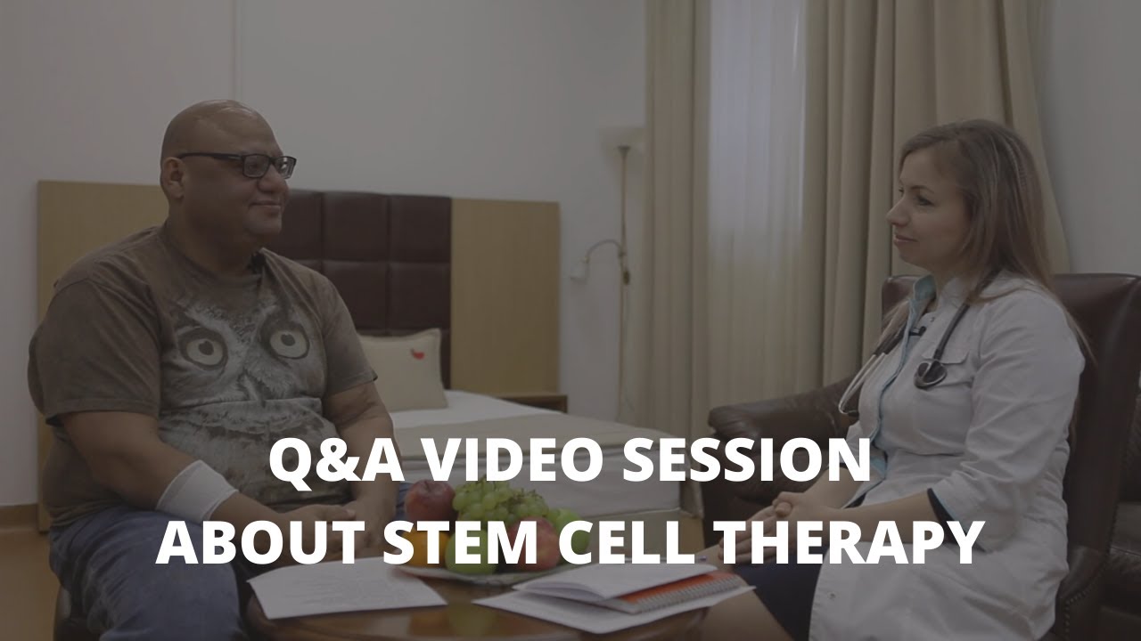 Q&A video session about stem cell therapy