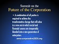 Final Thoughts- Summit on the Future of the Corporation