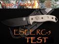 ESEE RC-5 Wilderness Survival Knife Test and Bow Drill Fire, Equip 2 Endure