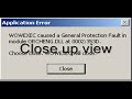 WinXP crash VS Win98SE crash WinXP crash VS Win98SE crash