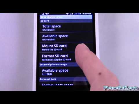 how to get rid of damaged sd card notification
