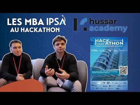 Ingénierie et business : les étudiants du MBA IPSA brillent au hackathon Hussar Academy
