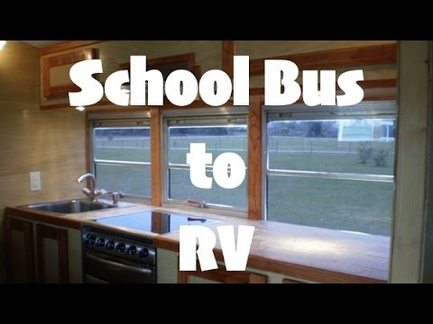how to turn a bus into an rv