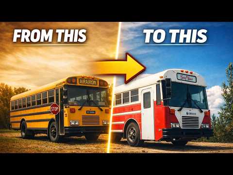 how to turn a bus into an rv