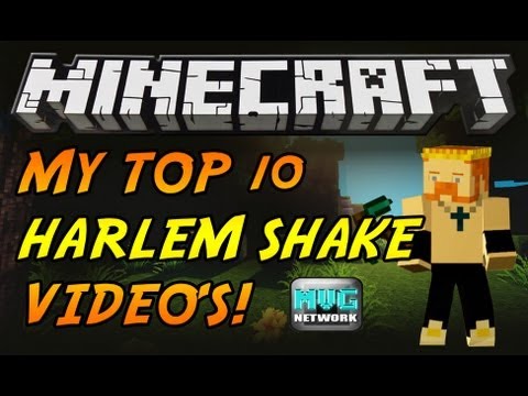 TOP 10 BEST MINECRAFT HARLEM SHAKE VIDEOS! BY KING JOJO