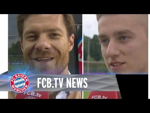Xabi Alonso und Sinan Kurt stellen sich vor Xabi Alonso und Sinan Kurt stellen sich vor