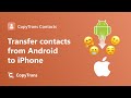 How To Transfer Contacts And Photos From Android To Iphone