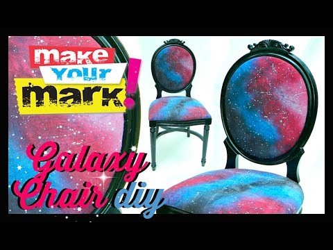 Galaxy Chair and Fabric DIY