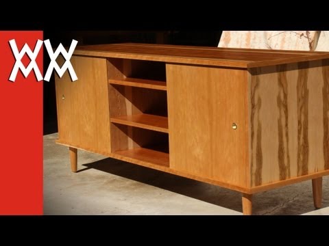 how to build a tv cabinet with doors