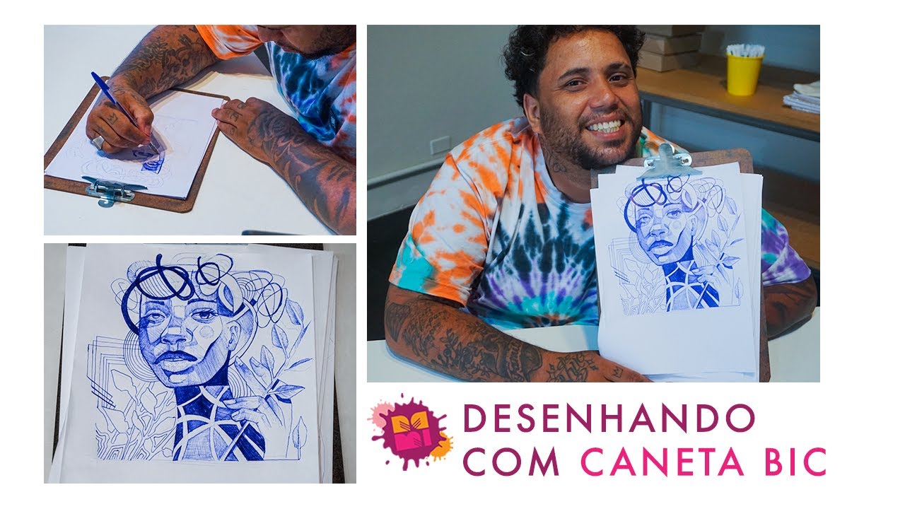 E021 - Desenhando com caneta BIC