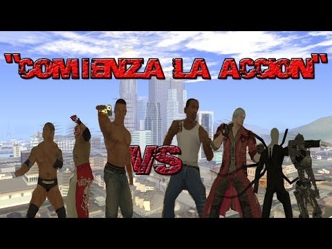 GTA | la WWE vs CJ |