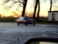 Jorg drifting with his Opel Manta A 1600S on snow part1