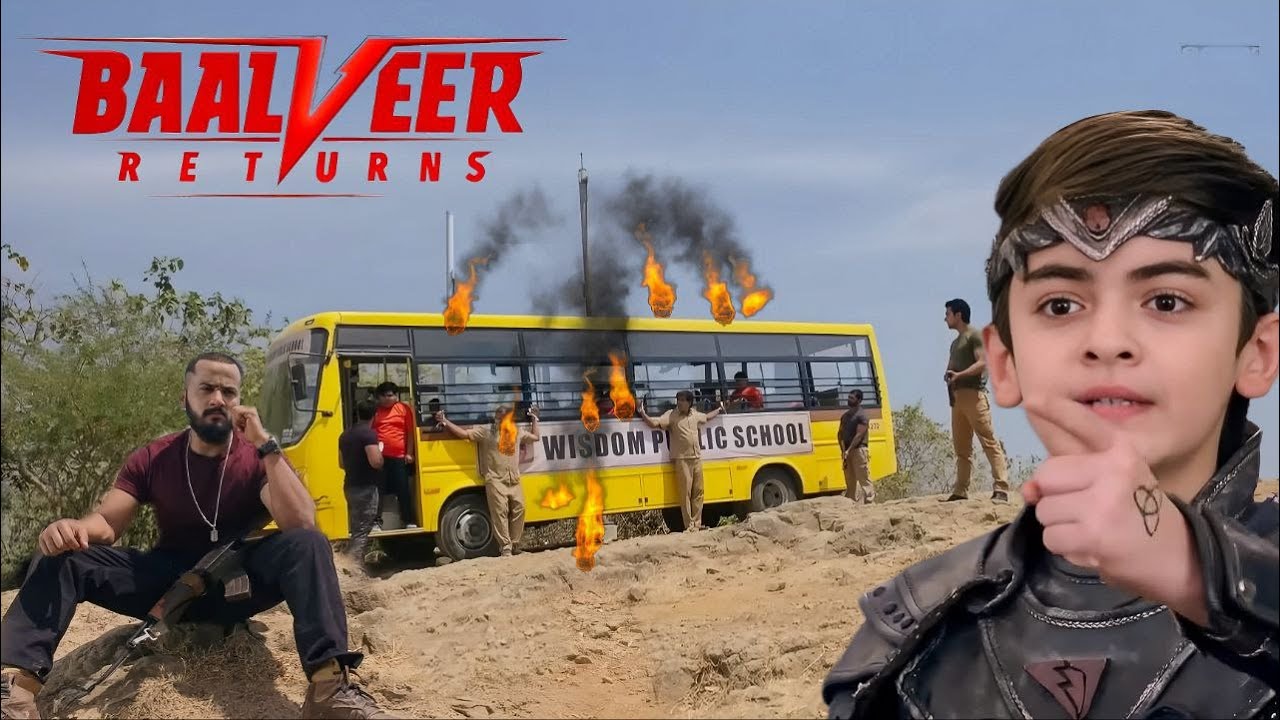 “बदमाशों ने विवान की स्कूल बस को चारों तरफ़ से घेर लिया और आग लगा दी।” ||  Baalveer Returns ||