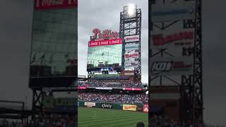 As the National Anthem Soloist for the Phillies vs